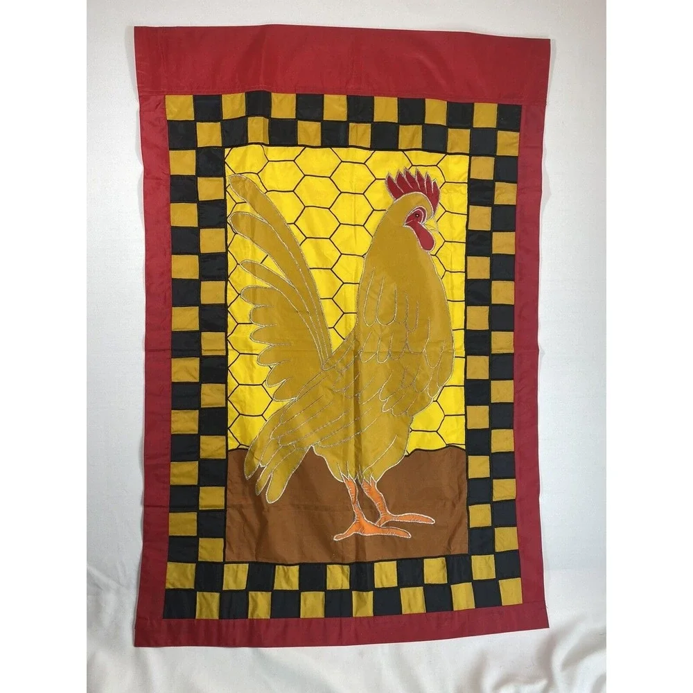 Rooster Garden Maryland State Colors Flag‎ 32x47 Indoor Outdoor